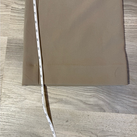 Abercrombie & Fitch Sloane Tailored Tan Wide-Leg Pants - Picture 12 of 16